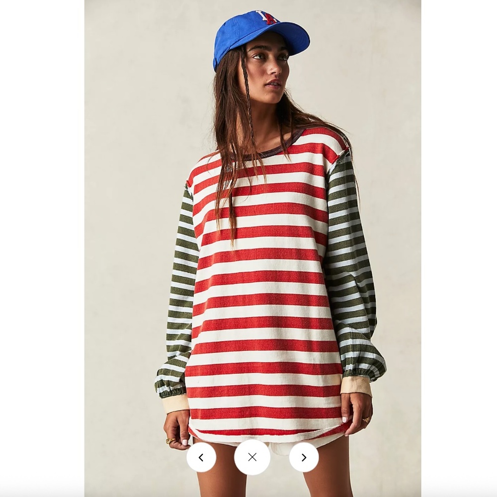 Free People We The Free Sawyer Stripe Tee